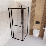 DEANTE - Blur čierna- Sprchový stĺp s pákovou batériou NQL_N4XM