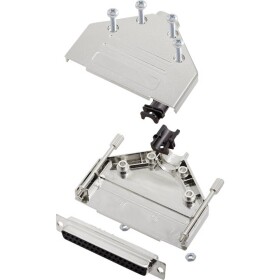 Encitech DTPK-M-37-DBS-K 6355-0030-14 sada D-SUB zásuvková lišta 180 ° Pólov: 37 spájkovaný 1 sada; 6355-0030-14