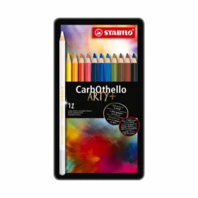 STABILO® CarbOthello - ARTY+ - 12 ks sada v plechu - 12 rôznych farieb (1412-6)