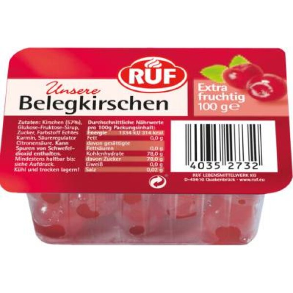Kandované čerešne 100 g - RUF - RUF