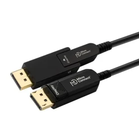 MicroConnect Premium Optic Fiber Kábel Mini DisplayPort 1.4 (M) - DisplayPort (M) 15m čierna / redukcia z MiniDP na DP (DP-MMG-1500MBV1.4OP)