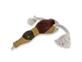 PafDog Káčer Larry z kože a juty 45cm (PF-933)