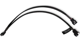 Alphacool Y-Splitter 4-Pin na 2x 4-Pin PWM 30cm čierna / Kábel / PWM rozbočovač / 30 cm (18677)