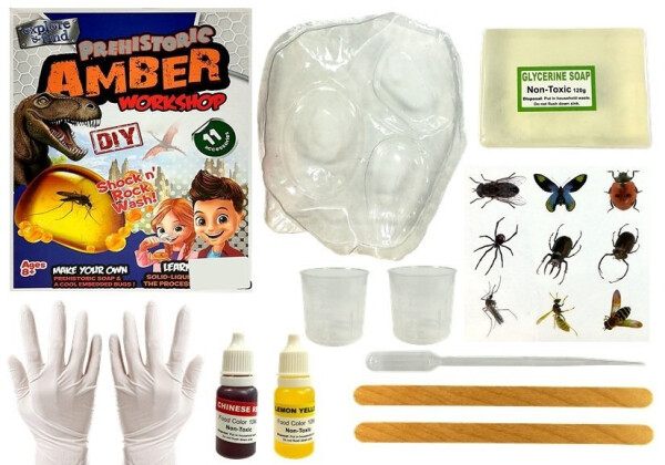 Mamido Kreatívna súprava praveký jantár s hmyzom