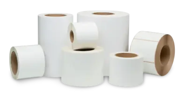 OEM Samolepiace etikety PE TT 93 mm x 62 mm biela / Polyetylén / 500ks / 1 rolka (LBL093062UB)