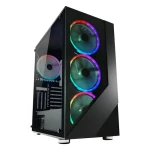 LC-Power Gaming 803B Shaded_X čierna / PC skriňa / Midi Tower / ATX / Temperované sklo / RGB (LC-803B-ON)