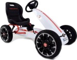 Joko Abarth Gokart s pedálmi EVA kolesá bielá