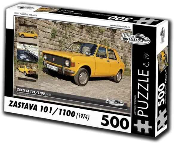 RETRO-AUTA Puzzle č. 19 Zastava 101, 1100 (1974)