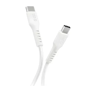 SBS Dátový kábel USB-C biela / Kábel / Power Delivery 25 W / 1 m