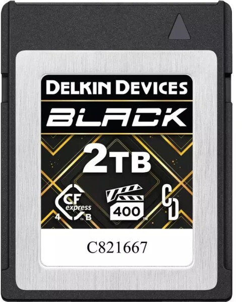 Delkin Delkin CFexpress 4.0 BLACK | Type B | R3700/W3220 (VPG400) 2TB