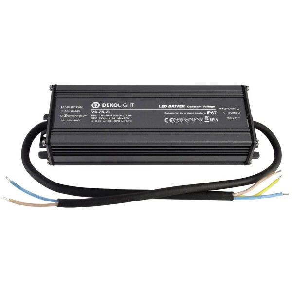 Deko Light IP, CV, V6-75-24 LED driver konštantné napätie 75 W 0 - 3125 mA 24 V; 872085