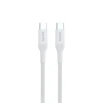 Epico pletený PD kábel USB-C na USB-C 0.3m biela (9915141100005)