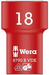 WERA 8790 B - 18 x 46 mm/ Nadstavec nástrčných hlavíc Zyklop VDE / izolovaný / s pripojovacím rozmerom 3|8 (05004962001)