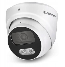 Uniview EVERMAX EVX-IP8D01-IRW-Ai-W Kamera IP kopułkowa Biela 8Mpx 2.8mm IR 40m AI IP67 mikrofon