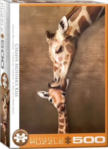 EUROGRAPHICS Puzzle Bozk žirafy XL