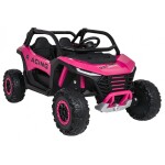 Mamido Elektrické autíčko RACING Road 2000 4x120W 24V ružové