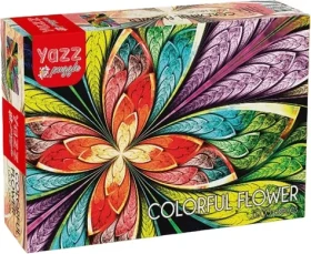 YAZZ Puzzle Farebný kvet