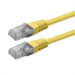 Roline 21.51.1562 RJ45 sieťové káble, prepojovacie káble CAT 6 U/UTP 5.00 m žltá netienený 1 ks; 21.51.1562