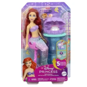 Mattel Disney Princess bábika Ariel s toaletným stolíkom