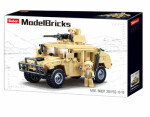 Sluban Army Bricks M38-B0837 Hummer bojový off road