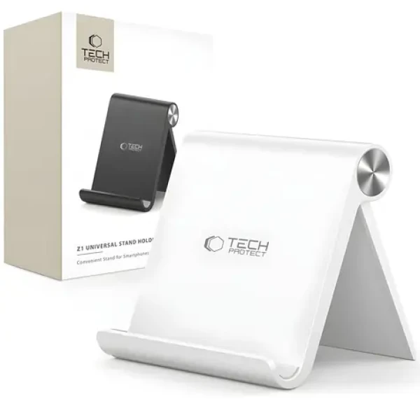 Tech-Protect Z1 biela / Stojanček na telefón a tablet / univerzálny