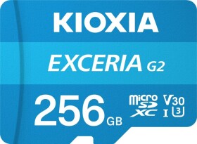 Kioxia Exceria G2 SDHC 256 GB Class 10 UHS-I U3 A1 V30 (LMEX2L256GG2)