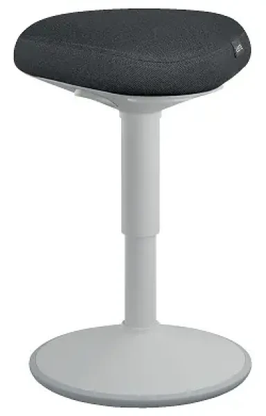 Leitz Ergo svetlo šedá / Balančná stolička / pneumatické nastavenie výšky 47-64 cm / nosnosť 110 kg (65440085)