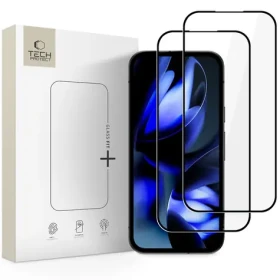 Tech-Protect Glass Fit+ čierne / Ochranné tvrdené sklo / Google Pixel 9a / 2 ks