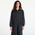 Bunda adidas Firebird Oversized Aop Denim Jacket Black/ Grey Six S