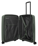 Stredný kufor na kolieskach Travelite Air Stripe M Green