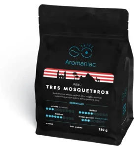 Peru Tres Mosqueteros / Zrnková káva / 250 g
