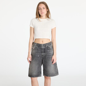 Tričko Tommy Jeans Slim Crop Ton T-Shirt White S