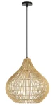 Immax BOHO PELO / Závesné svietidlo / D40 cm / E27 / prírodný ratan (08257L)