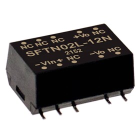 MEAN WELL SFTN02L-12N DC / DC menič napätia, SMD 167 mA 2 W Počet výstupov: 1 x; SFTN02L-12N
