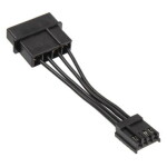 Kolink Adaptér 4-pin Molex na disketu 5cm čierna (KL-AC-MF01)