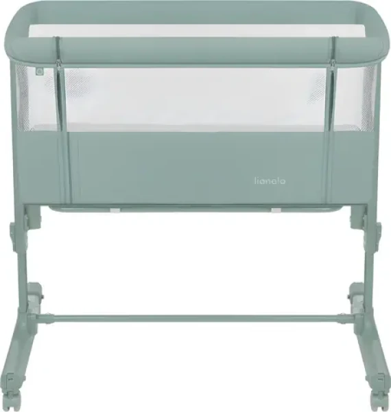 Lionelo Postieľka Aurora 3v1 Green Sage / Kovový rám / 4 kolieska s brzdou / Prenosná taška (LO-AURORA GREEN SAGE)