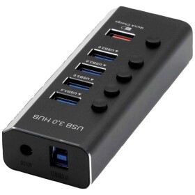 TRITON ROLINE USB 3.2 Gen 1 Notebook Hub 4 porty + 1x ładowanie