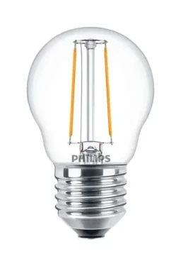 Philips CorePro LEDLuster P45 E27 / LED žiarovka / 2 W / 250 lm / 2700 K / číra (SKL000379730)