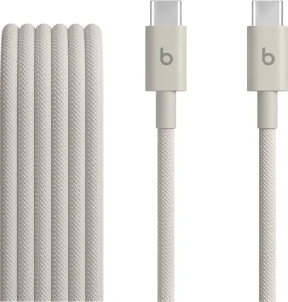 Beats kábel USB-C (M) - USB-C (M) 1.5 m šedá / opletený / 60W (MDGD4EE/A)
