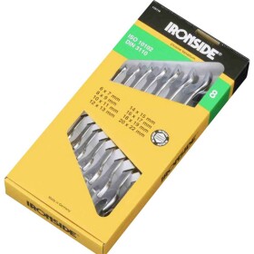IRONSIDE 110110 sada obojstranných vidlicových kľúčov 6 - 22 mm; 110110
