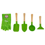 Mamido Záhradný fúrik s náradím kompletný set zelený