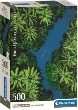 Clementoni Puzzle Rieka v tropickej džungli /500 dielikov/ od 14 rokov