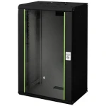 Digitus Unique DN-19 20-U-JZ čierna / Nástenný rozvádzač / 20U / 19" / Hĺbka 45 cm (DN-19 20-U-SW)