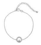 Hot Diamonds Strieborný náramok s diamantom a topazmi Orbit DL661