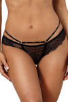 Dámske sexy čipkované tangá V-10098 Black - Axami S-36 černá