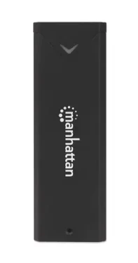 Manhattan externý box na M.2 NVMe SSD čierny / Externý box / USB-C / USB 3.2 Gen2 10 Gbit/s / hliník (130530)