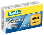 Rapid Strong 26/6 / Drôtiky do zošívačky / 1000 ks / Do 30 listov / Žlté (24861400)