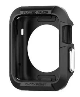 Spigen Rugged Armor ochranný kryt pre Apple Watch / 42 mm / čierny (SGP11496)