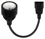 Savio CL-180 / Napájací adaptér / IEC C14 (M) - CEE 7/5 (E) / 15 cm (SAVKABELCL-180)