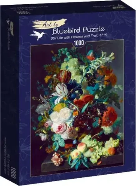 BlueBird Puzzle Zátišie s kvetmi a ovocím